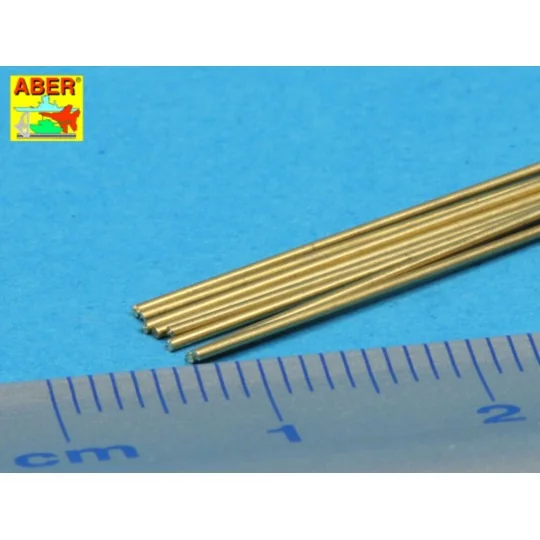 Brass round rods 0, 6mm - Aber Models BR 06
