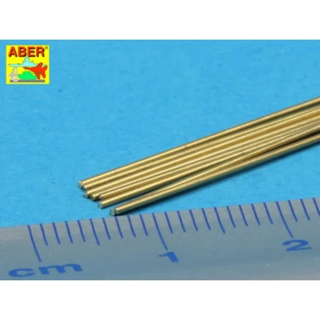 Brass round rods 0, 6mm - Aber Models BR 06
