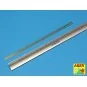 Brass round rods 0, 8mm length 250mm x6pcs - Aber Models BR 08
