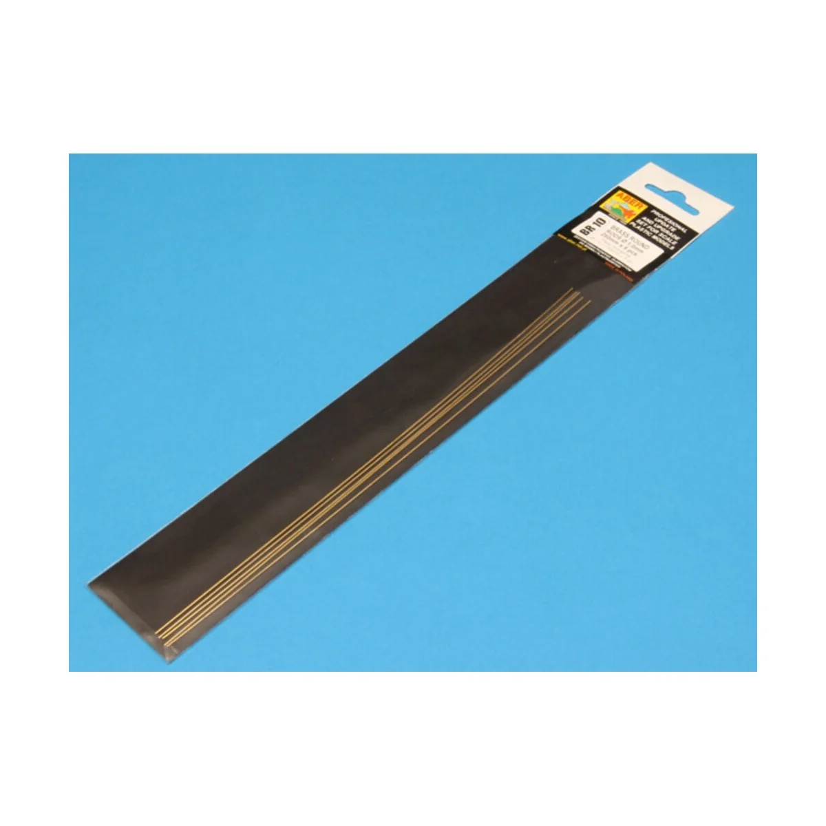 Brass round rods 1, 0mm length 250mm x 5 pcs. - Aber Models BR 10