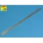 Brass round rods 1, 0mm length 250mm x 5 pcs. - Aber Models BR 10