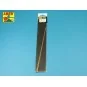 Brass round rods ? 1, 2mm length 250mm x 3 pcs. - Aber Models BR 12