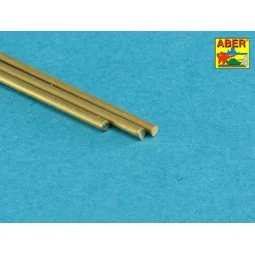Brass round rods ? 1, 2mm length 250mm x 3 pcs. - Aber Models BR 12 2