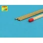Brass Tubes 1, 3x0, 2mm lenght 250mm x 4 pcs. - Aber Models BT 13X02
