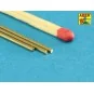 Brass round rods ? 1, 2mm length 250mm x 3 pcs. - Aber Models BR 12