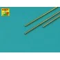 Brass round rods ? 1, 5mm length 245mm x 3 pcs. - Aber Models BR 15