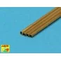 Brass Tubes 1, 5 x 0, 2mm lenght 250mm x 4 pcs. - Aber Models BT 15X02