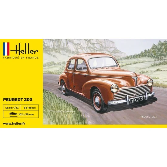 Peugeot 203, 1/43 - Heller 80160