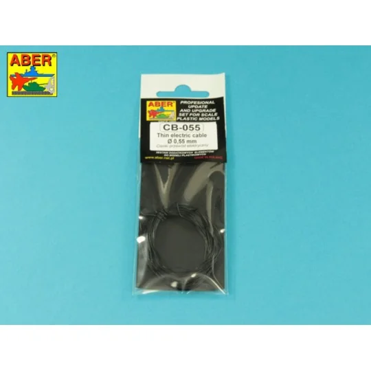 Thin electric cable diameter 0, 55mm length 5m - Aber Models CB-055
