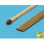 Brass Tubes 1, 5 x 0, 2mm lenght 250mm x 4 pcs. - Aber Models BT 15X02