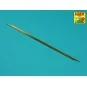 Brass Tubes 2, 0 x 0, 3mm lenght 250mm x 3 pcs. - Aber Models BT 20X03