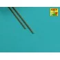 Brass flat rods 1, 5x1, 0 mm length 245mm x2 pcs. - Aber Models FR ...