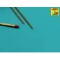 Brass flat rods 1, 5x1, 0 mm length 245mm x2 pcs. - Aber Models FR ...