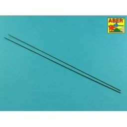 Brass hexagonal rods 1, 0mm length 245mm x2 pcs. - Aber Models HR- 10 2