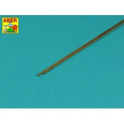 Brass hexagonal rods 1, 5mm length 245mm x2 pcs. - Aber Models HR -15 2
