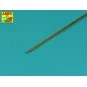 Brass hexagonal rods 1, 5mm length 245mm x2 pcs. - Aber Models HR -15
