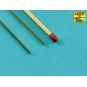 Brass hexagonal rods 1, 0mm length 245mm x2 pcs. - Aber Models HR- 10