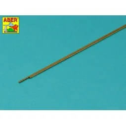 Brass square rods 1, 0mm length 245mm x2 pcs. - Aber Models KR 10 2