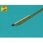 Brass hexagonal rods 1, 5mm length 245mm x2 pcs. - Aber Models HR -15