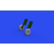 Chipmunk T.10 wheels, for AIRFIX - Eduard Accessories 648699
