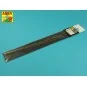 Brass square rods 1, 5 mm length 245mm x2 pcs. - Aber Models KR 15