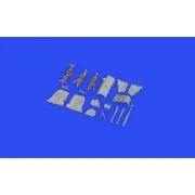 F-4B undercarriage legs BRONZE, for TAMIYA, 1/48 - Eduard Accessori...