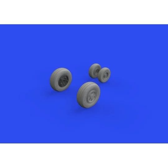 F/A-18E wheels, for MENG, 1/48 - Eduard Accessories 648701