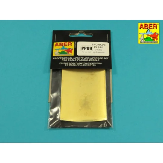 Engrave plate - Aber Models PP09