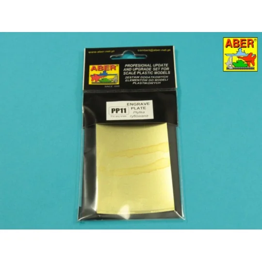 Engrave plate - Aber Models PP11