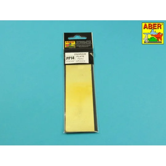 Engrave plate - Aber Models PP14