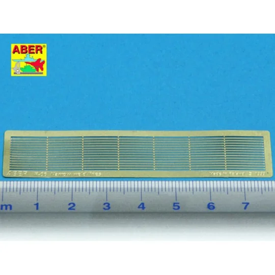 Narrow weld lines - Aber Models R-06