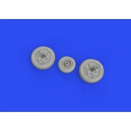 F-16 wheels early for TAMIYA - Eduard Accessories 648707