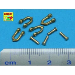 Early model shackle for Pz.Kpfw.VPanther x 4pcs - Aber Models R-14
