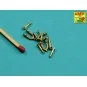 Late model shackle for Pz.Kpfw.V Panther x 4pcs - Aber Models R-16