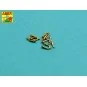 Late model shackle for Pz.Kpfw.V Panther x 4pcs - Aber Models R-16