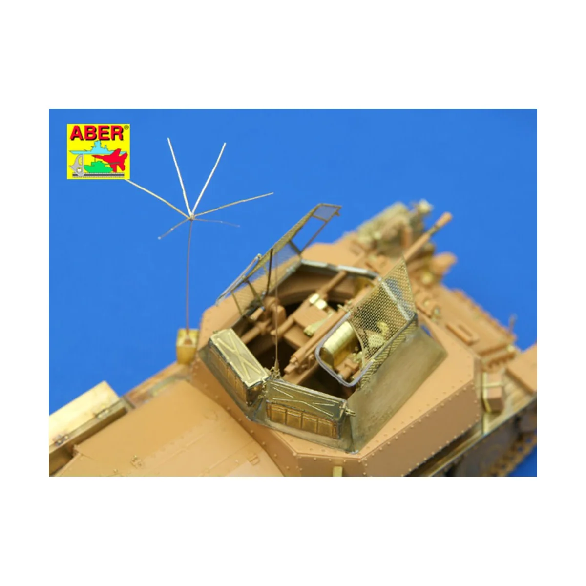 German 1, 4 m aerials - Aber Models R-27