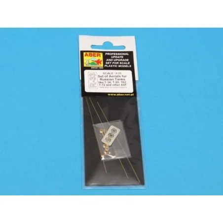 Aerials for Russian modern Tanks - Aber Models R-33