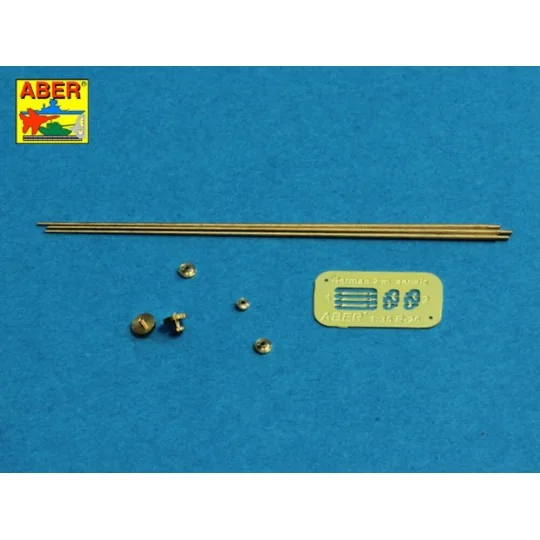 German 2m aerials with rings x 3 - Aber Models R-42