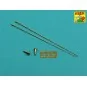 Set of 2 NATO antennas with mount bases - Aber Models R-44