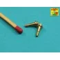 Set of 2 NATO antennas with mount bases - Aber Models R-44