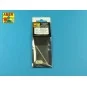 German 2m aerials with rings x 3 - Aber Models R-42