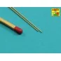 Set of 2 NATO antennas with mount bases - Aber Models R-44