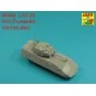 Set of 2 NATO antennas with mount bases - Aber Models R-44