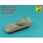 Set of 2 NATO antennas with mount bases - Aber Models R-44