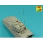 Set of 2 NATO antennas with mount bases - Aber Models R-44