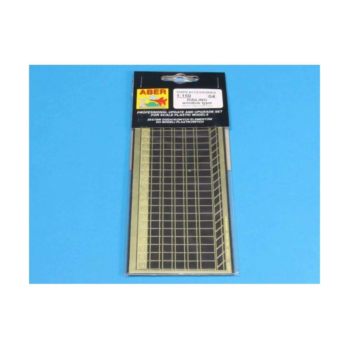 Ships railing -window type, 1/150 - Aber Models RE-150-04