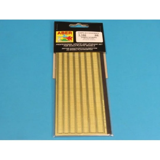 Ships stairs -anti -slip surface, 1/150 - Aber Models RE-150-05