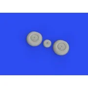 Pe-2 wheels for ZVEZDA - Eduard Accessories 648719