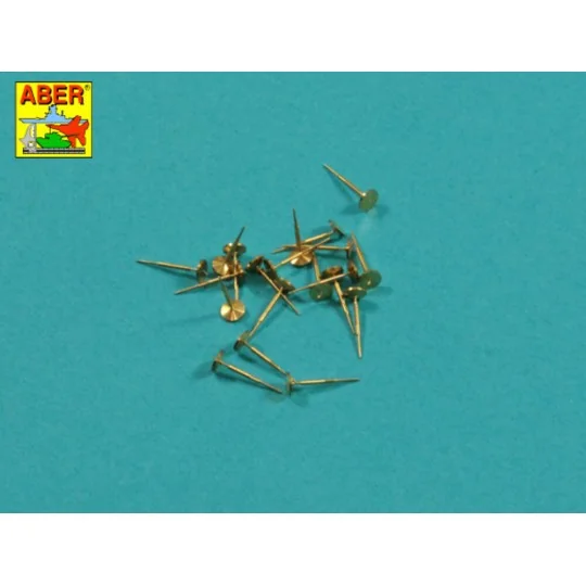 Set of 20 pcs 40 mm Bofors Mk.1 barrels for US Navy ships, 1/200 - ...