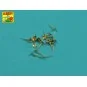 Set of 20 pcs 40 mm Bofors Mk.1 barrels for US Navy ships, 1/200 - ...